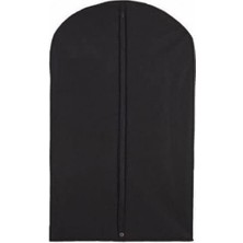Fermuarlı Elbise Kılıfı, Takım Elbise ve Ceket Koruyucu Saklama Çantası, Siyah (4)