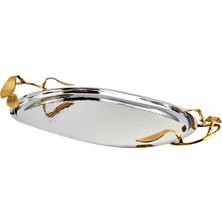 Leaf Oval Tepsi 52 cm