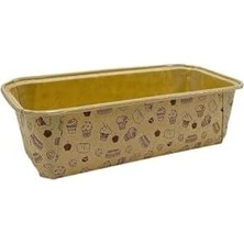 Muffin Kek Kapsülü Baton Desenli Büyük Boy 25LI