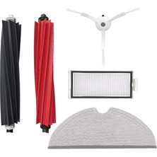 Q8 Max / Q8 Max+ ile Uyumlu 5'li Yedek Parça Seti – Filtre, Mop, Yan ve Ana Fırçalar