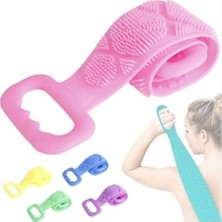Canelf Silikon Banyo Sırt Kesesi, Banyo Lifi, Banyo Fırçası, Uzun Duş Lifi 70 cm