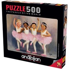 Puzzle - Minik Balerinler / 500 Parça, #3598