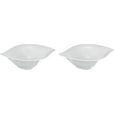 04A+P017188 Leaf Çorba Kasesi, Porselen 2li Paket