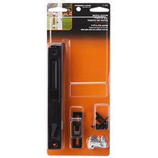 C 1043 Diecast Anahtarsız Sürgülü Kapı Kolu Seti 1 Inç Ila 1-1/8 Inç Kalın Sürgülü Cam Kapılar, Siyah (Tekli Paket)