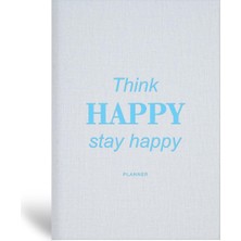 15X21 Süresiz Planlayıcı Ajanda Defter Mavi