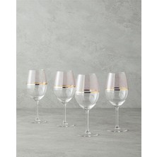 Fiore Cam 4'lü Kadeh 540 ml Açık Pembe