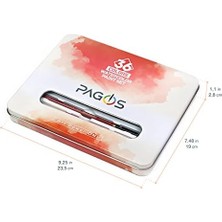 Suluboya Boya Suluboya Boya Kutusu Sanat Seti, 36 Canlı Renk ve 10 Yaprak Suluboya Kağıdı, Fırça, Sünger, Mum Boya, Plastik Fırça, Öğrenciler, Çocuklar, Yeni Başlayanlar, Sanatçılar Için