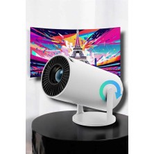 Lowell Home USB ve Kablosuz Bağlantı Özellikli 5000 Saat Ampul Ömürlü Projeksiyon - LO0029-603X75