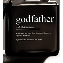 Bk Godfather Tasarımlı Renkli Baskılı Siyah Benzinli Metal Çakmak