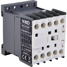 Vtcm-06/01/s Mini Kontaktör 6A 1nc 230V Bobinli