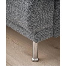 Mobilya Kanepe Koltuk Çekyat Yükseltme Ayağı Kalın Diş M10 Krom Metal 10 cm 4 Adet