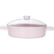 Crystal Karnıyarık Tenceresi Pembe 30 cm