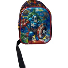 Marvel Avengers Çocuk Okul Çantası Holografik Baskı