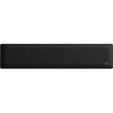 Klavye Bilek Desteği - Yıpranmaz Dikişli Kenarlar, Pürüzsüz Kumaş Yüzey, Kaymaz Kauçuk Taban, Orta Sertlik, Siyah - 100%