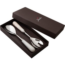 Mermer 2'li Salata Servis Seti