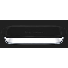 Fırın Tepsileri 1950 cc T Plastik Kapak Siyah Kapak