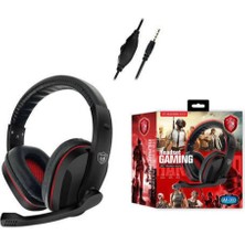 Gaming GM-003 Mikrofonlu Gaming Kulaklık -Kırmızı/siyah