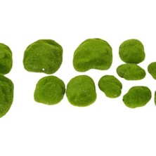 Yapay Bitki Yeşil Yosun Karışık Taş Paketi