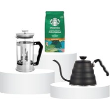 French Press Filtre Kahve Seti