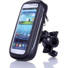 Bisiklet Motosiklet Telefon Tutucu Suya Dayanıklı Large Gidon Bağlantılı