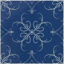 Kendinden Yapışkanlı 12 Inç Yer, 20 - 30,48 cm x 30,48 Cm, Lacivert Desenli - Soyma ve Yapıştırma, Mutfak, Yemek Odası, Yatak Odası ve Için Kendin Yap Zemin
