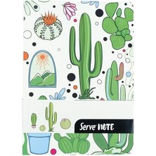 Defter Setı - Desenli Elma Yeşili Özel Kutuda