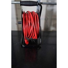 Woods 22849 Metal Ayaklı Kordon Makarası, Siyah, 150-FIT 16/3 Awg Kadar Tutar Woods