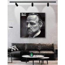 SML Tablo The Godfather Don Carleone Portresi Baba Filmi Kare Kanvas Tablo