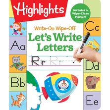 Let's Write Letters: Handwriting Practice For Kids Learning To Write, Dry-Erase Lettering Workbook For Ages 3-6
