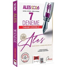 Yargı 2026 Ales Vıp Sayısal Sözel Yetenek Tamamı Çözümlü 7 Deneme