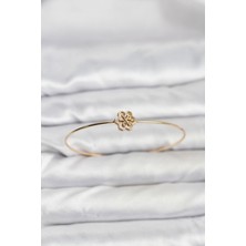 Pazarcan Lotus Model Gold Renk Bileklik