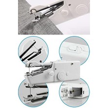 Stitch Mini Dikiş Makinası Pratik Pilli El Dikiş Makinesi