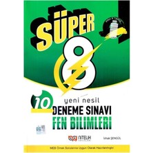 Nitelik Yayınları Süper 8. Sınıf Fen Bilimleri Yeni Nesil Deneme Sınavı