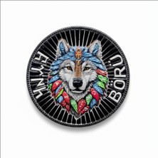 Seyhan Askeri Malzeme Kurt Türk Börü Peç  - Eski Türk Devletleri - 3 Boyut  - 3D Arma - Tpu Patch