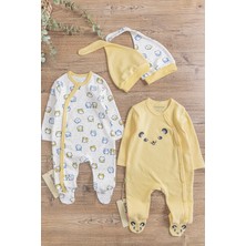 Babymod Erkek Bebek Tulum Figürlü Uzun Kollu Ikili Erkek Bebek Tulum