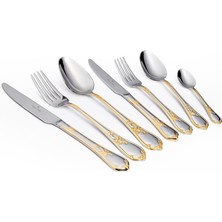 Maxx Doria Athens G Decorated 6 Kişilik 42 Parça Çatal Kaşık Bıçak Takımı PA1061