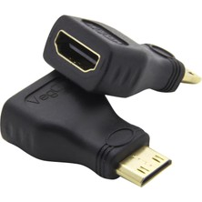 Mini HDMI To HDMI Dönüştürücü Adaptör