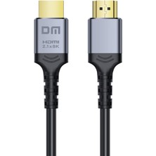 Dm HI001S 8K/60Hz 4K/144Hz HDMI 2.1 Hdr Görüntü ve Ses Aktarım Kablosu 1.5 Metre