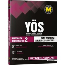 Metropol Yös Matematik 2 Konu Açıklamalı Örnek Çözümlü