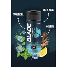 Blade Cool Fresh Deodorant 150 ml Vegan Formül Leke Bırakmaz Özelliği ile Erkek Kullanıma Uygun