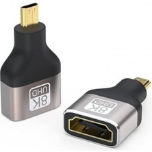 8k Micro HDMI Çevirici 8k UHD HDMI Micro HDMI Çevirici Cep Telefonlarına Olmaz