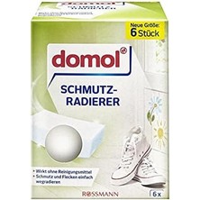 Domol Sihirli Temizlik Süngeri 6'lı Kaliteli Malzeme ile Günlük Kullanım için Güçlü Temizlik