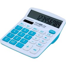 Hesap Makinesi Ofis Tipi, Renkli Seri, Mavi