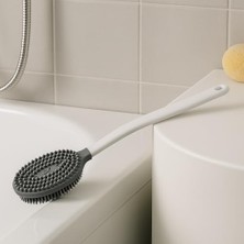 Suwors Uzun Saplı Silikon Vücut ve Masaj Fırçası – Banyo Lifi | Ergonomik Saplı, Çift Yüzeyli Duş Fırçası (Renk Stok Durumuna Göre Gönderilir)