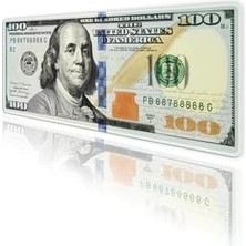 Dolar Baskılı Oyun Gaming Klavye Mouse Pad Masa Matı 70X30 cm