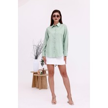 La Pante Önden Düğmeli Gömlek