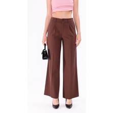 La Pante Cepli Kahverengi Kadın Pantolon