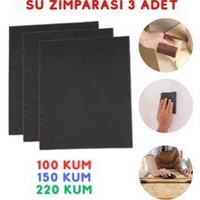 Su Zımparası Seti 100-150-220 Kum | Boya Öncesi Yüzey Hazırlık Paketi