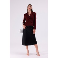 La Pante Gri Düğmeli Blazer Ceket