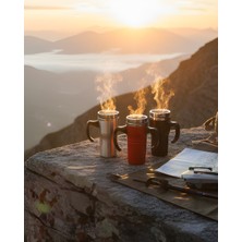 Mht Paslanmaz Çelik Termos Mug - Araç Içi Uyumlu Sızdırmaz Kupa - 450 ml